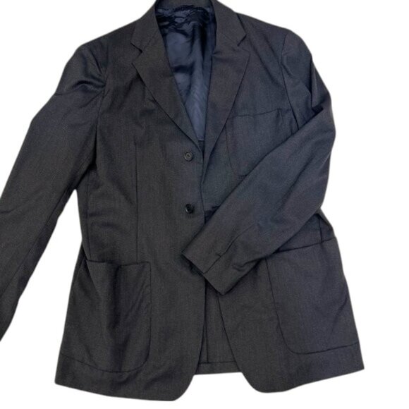 Tombolini Concept 2 Piece Suit Mens Size 50 Gray Wool Single Breasted 3 Button - Picture 4 of 16